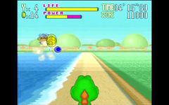 une photo d'Ã©cran de Yoshi s Safari sur Nintendo Super Nes